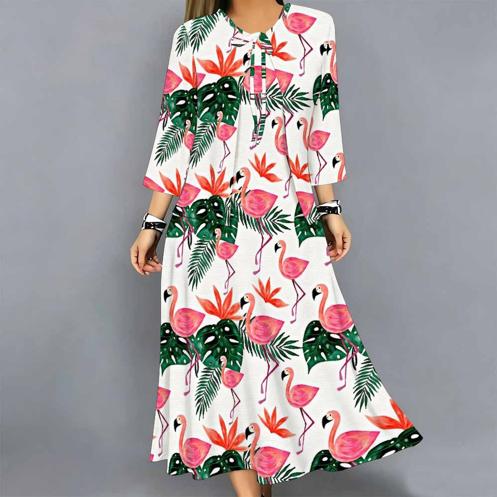 Setelan Gaun Wanita 2 Potong,  - Midi Skirt Floral ulasan dan harga