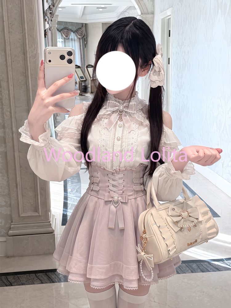 Set Rok Pendek Kawaii Jepang 2 - Blouse Off Shoulder ulasan dan harga