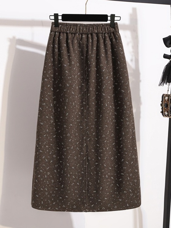 Rok Midi Model A-Line Longgar  - Midi Skirt Floral ulasan dan harga
