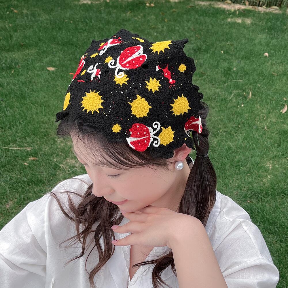 Handuk Ikat Kepala Segitiga Be - Headband Summer Knit ulasan dan harga