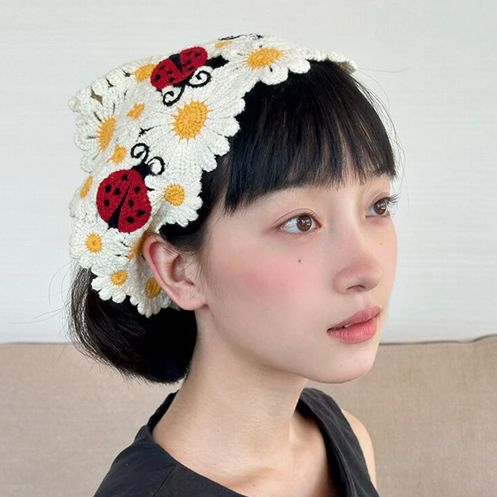 Handuk Ikat Kepala Segitiga Be - Headband Summer Knit ulasan dan harga