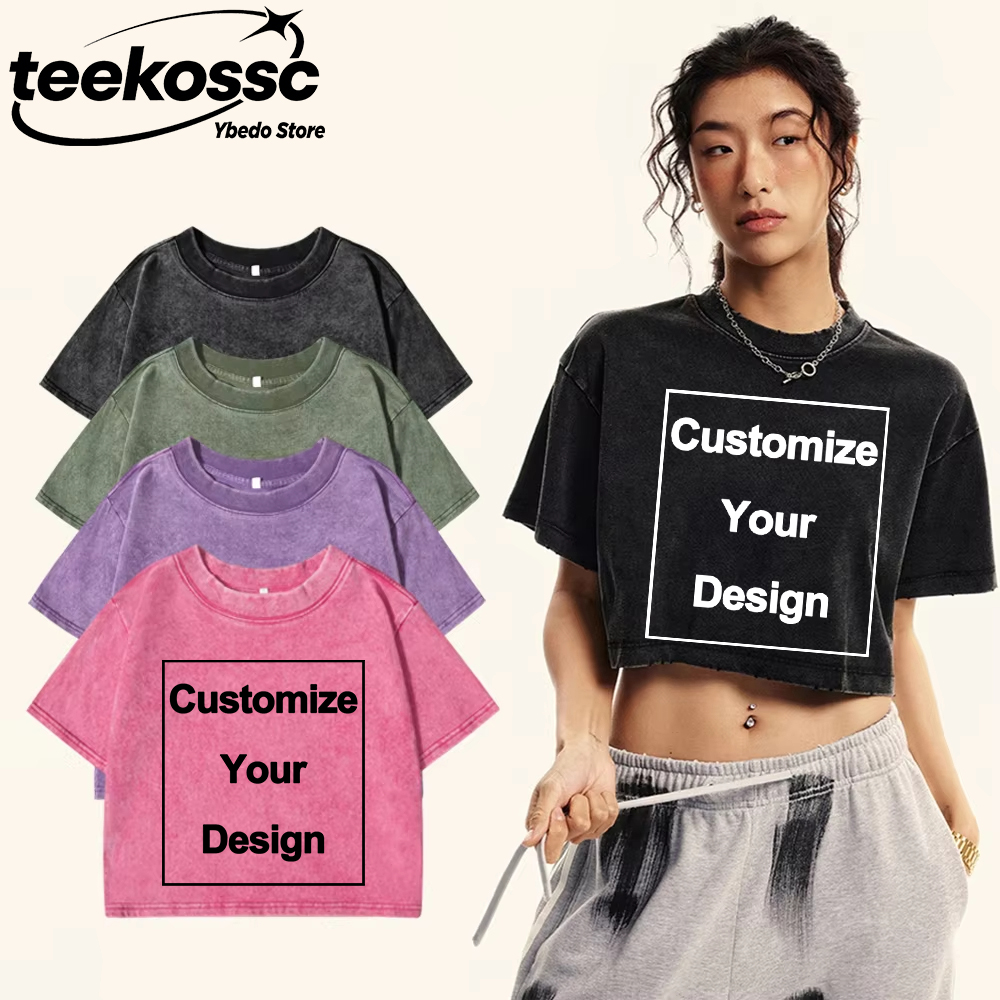 Kaos Wanita Y2k Custom Solid W - Crop Top Crochet ulasan dan harga